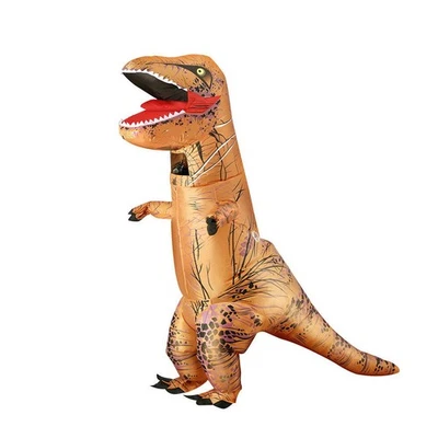 Inflatable Dinosaur Costume T-Rex Adult Suit Blow Up Party Fancy Dress Halloween - image 1 of 4