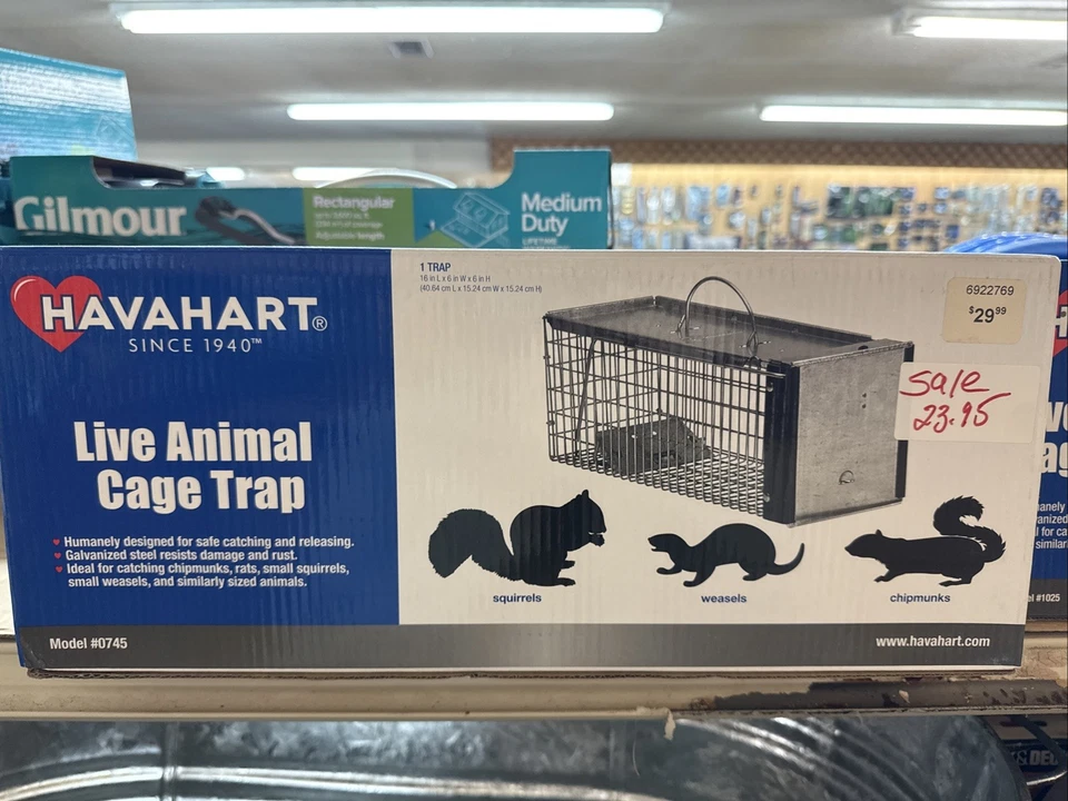 Havahart 0745 Mediano Animales Vivos Jaula Trampa 1 Puerta 1 Trampa Ardilla Ratas Foto 1 de 1