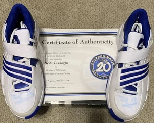 NBA Orlando Magic Hedo Turkoglu Signed & Authenticated Size 7 Shoes - Picture 1 of 7