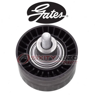 Gates Upper Drive Belt Idler Pulley for 2011-2015 BMW 535i GT 3.0L L6 - am Foto 1 de 4