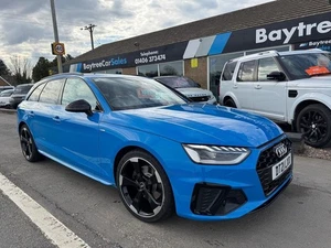 AUDI A4 AVANT 2.0 TFSI 35 Black Edition Blue Manual Petrol 2021 - Picture 1 of 21