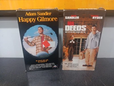 Happy Gilmore Mr Deeds Vhs Lot Foto 1 de 4