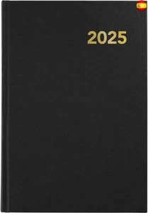 Grafoplás | Agenda 2025 Anual Día Página Bretaña | Negro | 14,5x21cm | Español | - Imagen 1 de 6