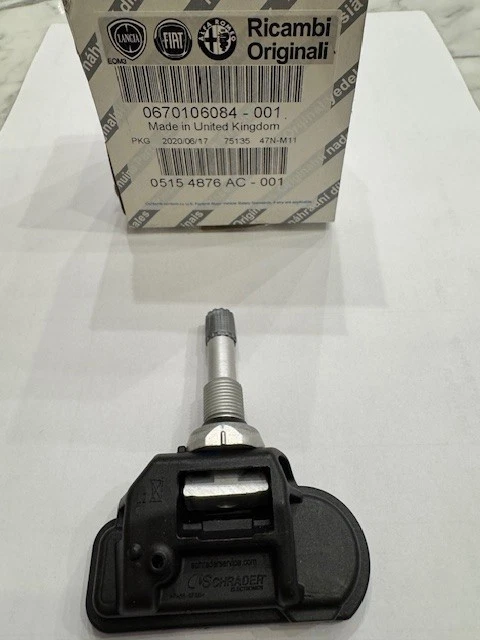 4x Original Fiat/Alfa Romeo RDKS TPMS Sensor 0670106084-001 für Ducato + 4C - Bild 1 von 1