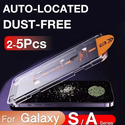 Protetor de tela de vidro temperado 2-5 peças para Samsung S25 S24 Ultra S23 A55 A35 A15 - Imagem 1 de 4