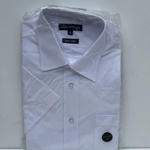 TAYLOR & WRIGHT SHIRT 16 Regular Fit White Short Sleeves. - Picture 1 of 7