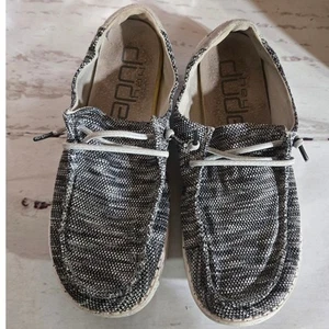 Hey Dude Women's Wendy Sox Dark Grey Slip On Fashion Shoes Sneakers Size: 7 - Picture 1 of 6