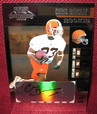 2006 PLAYOFF CONTENDERS AUTOGRAPH #175 CHRIS BARCLAY RC NM-MT+ - Image 1 of 2