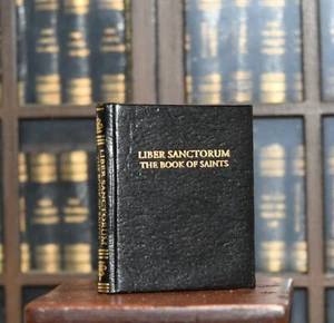 Liber Sanctorum Miniature book by Barbara Raheb RARE COLOR BOOK - Foto 1 di 5