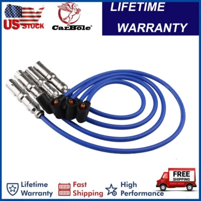 New Spark Plug Wire 27588 for 2004-2010 Volkswagen Beetle Jetta Golf 2.0L 8mm - Image 1 of 4