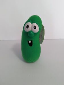 Vintage 1999 Veggie Tales Larry the Cucumber 7" Plush Toy Fisher Price NWT New