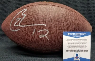 Fútbol americano Wilson autografiado por Travis Benjamin de los San Diego Chargers. BAS BECKETT  Foto 1 de 4