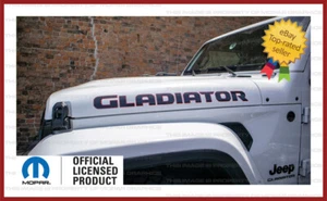 (2x) Jeep GLADIATOR Hood Vinyl Decals Graphics Stickers JT 2019 - 2025 FJ3G0 - Picture 1 of 3