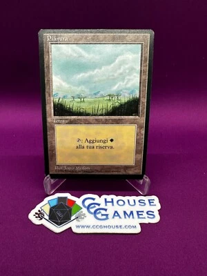 MTG Plains (B - Trees) Italian Beta Revised FBB Black Border Vintage *CCGHouse* - Image 1 of 2