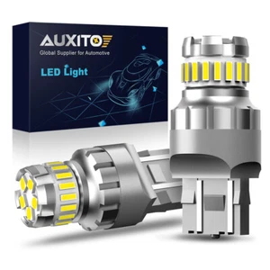 AUXITO 7443 LED Bulbs Turn Signal Backup Reverse Light Lamp T20 7440 7441 White - Foto 1 di 12
