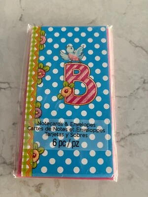 Mary Engelbreit ME Monograma B Coloridos Cuadernos y Sobres - Juego de 6 Foto 1 de 4