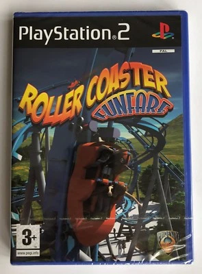 PS2 Roller Coaster Funfare (2008), UK Pal, Brand New & Sony Factory Sealed - Image 1 of 4