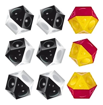 TIPP-KICK Bälle 9 x Ersatz Fussbälle Ball neun Ersatzbälle Tip Kick 6+3 - Bild 1 von 4