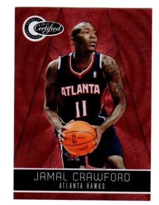 2010-11 Totally Certified RED #42 Jamal Crawford SERIAL #358/499 ATLANTA HAWKS - Image 1 of 2
