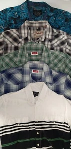 Wrangler, Cody James, Rafter C, Roper Western Shirts x5 LS, Size S, Plaid Nice - Picture 1 of 13