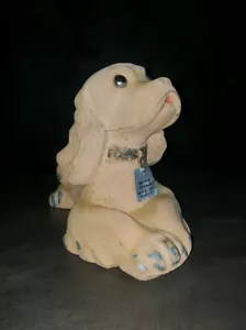 Monete vintage in metallo Cocker Spaniel Plasto Mfg Brighton State Bank Colorado - Foto 1 di 12