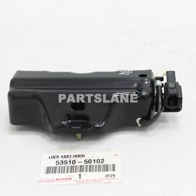 Bloqueo de capó genuino OEM 53510-50102 Lexus LS460 LS600H Foto 1 de 2