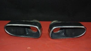 Porsche 997 Turbo Exhaust Tailpipe Tips Original 2006-2009 Gen 1 Turbo - Picture 1 of 3