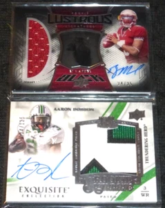 2013 UD EXQUISITE AUTO SIGNED ROOKIE EJ MANUEL LUSTROUS #D/25 JERSEY (1 CARD) - Picture 1 of 1