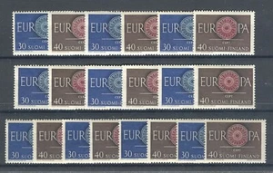 EU - EUROPA C.E.P.T. - 1960 FINLANDIA 10 set nuovi di zecca - Foto 1 di 1