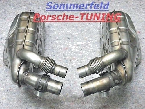 OEM Porsche 997 GT3 Flap Exhaust PSE Exhaust 997.111.047.95 + 997.111.048.95 - Image 1 of 1