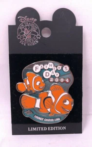 Disney Cruise Line DCL Finding Nemo 2004 Fathers Day Pin LE 500 Nemo and Marlin - Picture 1 of 3