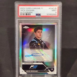 Jack Doohan 2023 Topps Chrome F1 Refractor Auto PSA 9 - Picture 1 of 2