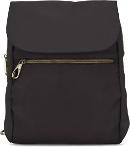 Travelon Anti-theft Signature Slim Backpack, Black,Women's Bags & Handbags - Picture 1 of 2