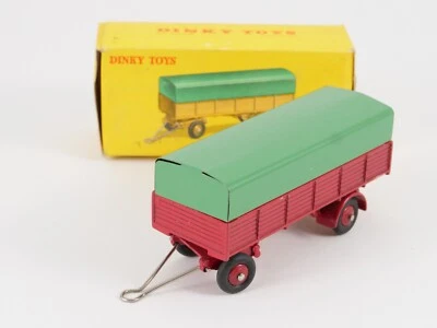 Dinky Toys F N° 70 Rimorchio Coperto Mai Giocato In Scatola - Immagine 1 di 4
