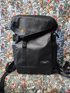 Adventures by Disney Black Park Bag Backpack 12”x16” w/ 2 Bottles and Lanyards - Picture 1 of 10