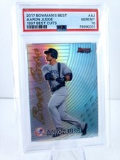 2017 Bowman's Best 1997 Best Cuts Refractor #97BC-AJ Aaron Judge RC PSA 10