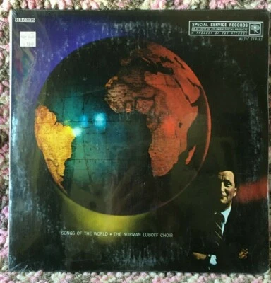NORMAN LUBOFF CHOIR VINYL songs of the world LP x2 SEALED MONO '58 6eye Columbia - Image 1 of 4