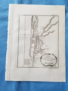 Bellin, Entree de la Riviere de Sanaga ou Senegal, 1764 - Picture 1 of 1