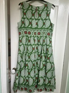 boden Green cotton dress 16 - Picture 1 of 11