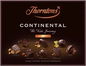Thorntons Continental Dark Selection Chocolate Hamper Dark Chocolate Gift Box... - Picture 1 of 6