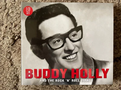 BUDDY HOLLY AND THE ROCK 'N' ROLL GIANTS Buddy Holly &Various 3cd import SEALED - Image 1 of 3
