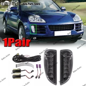 1Pair For Porsche Cayenne 957 2007-2010 LED DRL Daytime Running Light Turn Lamp - Picture 1 of 5