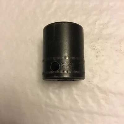 Snap-on Tools USA 1/2" Drive 20mm Metric 6pt Shallow Impact Socket IMM200 Used - Image 1 of 4