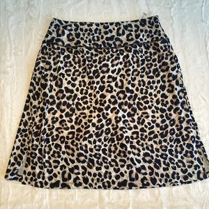 DAMEN VIODIA GEPARD DRUCK STRICK PULL ON Tennis Pickleball Golf SKORT M - Bild 1 von 8