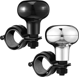 2 Pezzi Manopola Volante Spinner Manopole Suicidio Volante 360 Gradi Ro - Foto 1 di 12