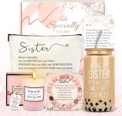 Sisters Gifts From Sister Birthday Gifts for Sister Big Sister Gift Sister In... - Image 1 of 4