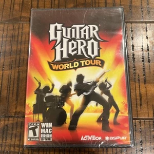 Rare Sealed Guitar Hero World Tour PC MAC Game Discs US Version DVD-ROM - Picture 1 of 6