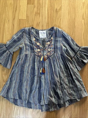 Karen SEO Zoe шеи легкий вышитый ярусный туника платье средний - Изображение 1 из 4