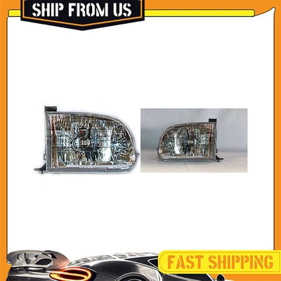 Kit de montaje de faros delanteros izquierdo derecho TYC para Tundra 2000-2004 Foto 1 de 4