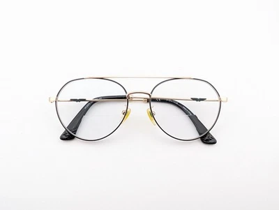 Gafas de policía, solo marcos, VPLE27K 0301, 54-16-145, metal, negro/dorado Foto 1 de 4